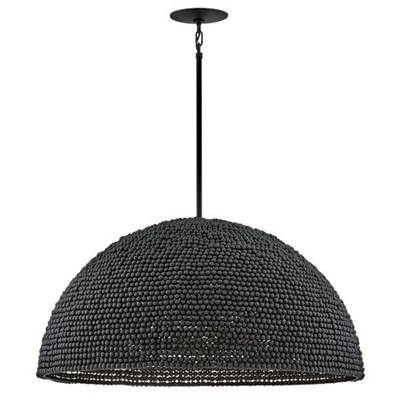 Hinkley Lighting Dalia Medium Drum Chandelier in Black