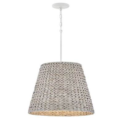 Hinkley Lighting Seabrook Medium Drum Chandelier in Textured Plaster