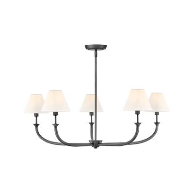 Hinkley Lighting Greta Formal Chandelier - Large in Blackened Brass