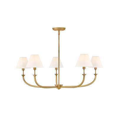 Hinkley Lighting Greta Formal Chandelier - Large in Heritage Brass