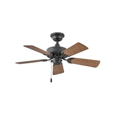 Hinkley Lighting Cabana 36'' Ceiling Fan in Matte Black
