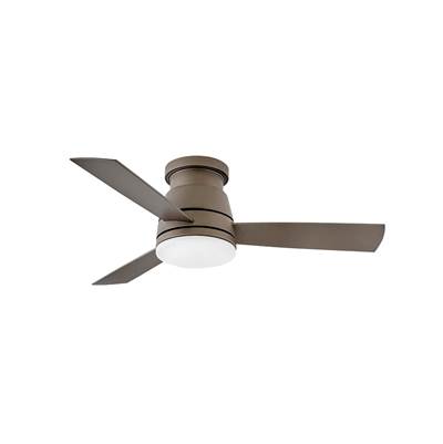 Hinkley Lighting Trey 44'' Ceiling Fan - LED Smart in Metallic Matte Bronze