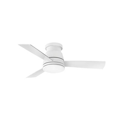Hinkley Lighting Trey 44'' Ceiling Fan - LED Smart in Matte White