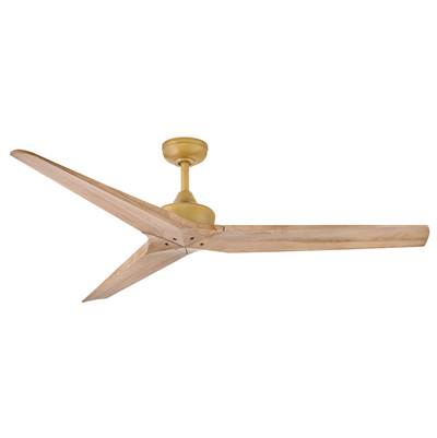 Hinkley Lighting Chisel 60'' Smart Fan in Heritage Brass