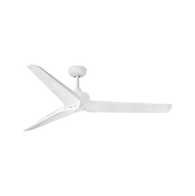 Hinkley Lighting Chisel 60" Outdoor Ceiling Fan - Smart in Matte White