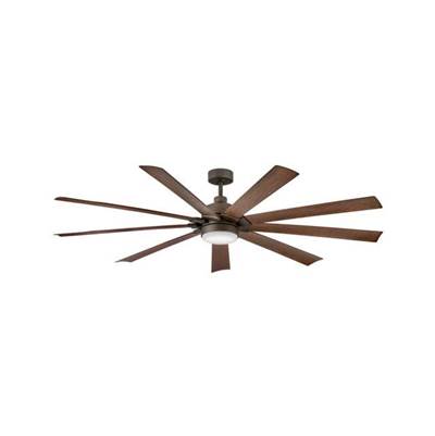 Hinkley Lighting Turbine 80" Outdoor Ceiling Fan - LED Smart in Metallic Matte Bronze