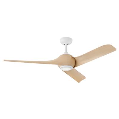 Hinkley Lighting Tiburon 56'' Smart Ceiling Fan in Matte White