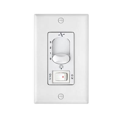 Hinkley Lighting Wall Control 3 Speed On/Off Switch in White