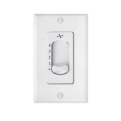 Hinkley Lighting Wall Control 4 Speed Slide in White