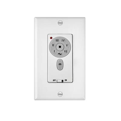 Hinkley Lighting Wall Control 6 Speed DC in White