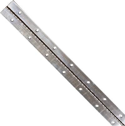 Hardware Resources Piano Hinge - 1-1/2" x 21 Gauge - 2 Ft in Bright Nickel
