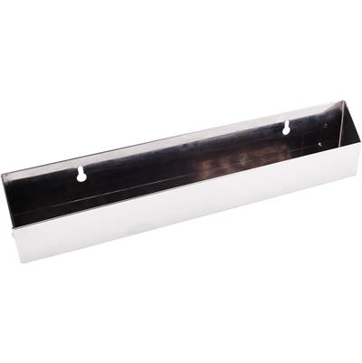 Hardware Resources Slim Depth Tip-Out Tray for Sink Front - 14-13/16" in Stainless Steel