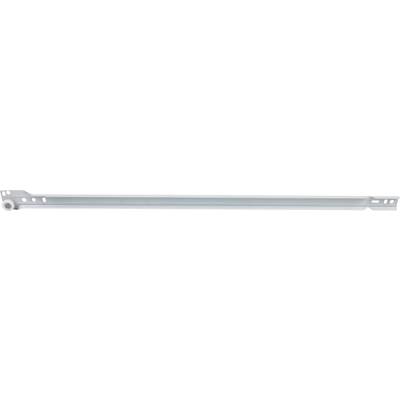 Hardware Resources 22-5/8'' Single Captive V-Notch Drawer Slide - Non-Self-Closing - 3/4 Extension - Cabinet Left in White