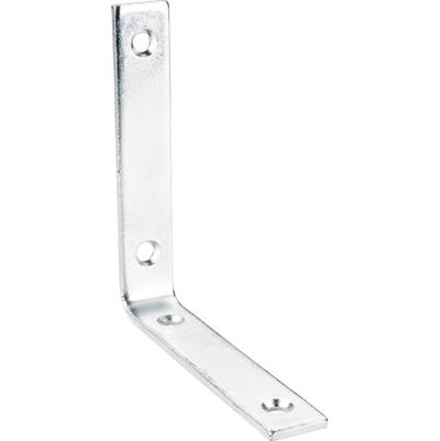 Hardware Resources Corner Brace - 4" x 4" in Zinc