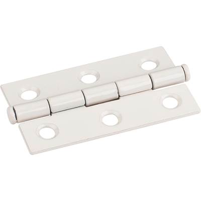 Hardware Resources Single Half Swaged Butt Hinge - 2-1/2" x 1-1/2" in Almond