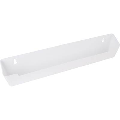 Hardware Resources Slim Depth Plastic Tip-Out Tray for Sink Front - 14-13/16" in White