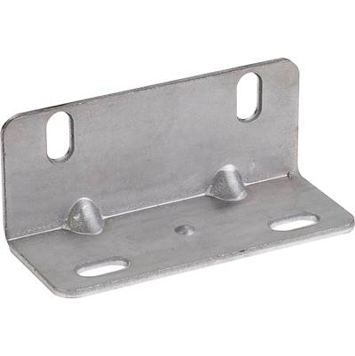 Hardware Resources Universal Angle Bracket - 1" x 1" x 1/2" in Matte Silver