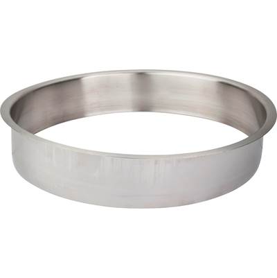 Hardware Resources Trash Can Ring - 10" Diameter - 2" Height in Brushed Stainless Steel