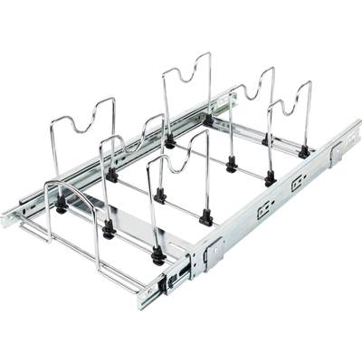 Hardware Resources 11 Min Organizers Wire Cookware Pot Pullout in Chrome