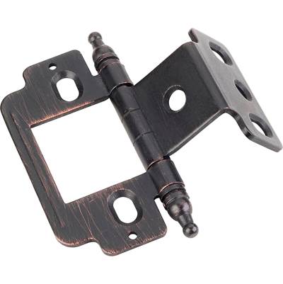Hardware Resources 270° Full Wrap Hinge - B Style Minaret - 3/4" x 3/4" in Distressed Oil Rubbed Bronze