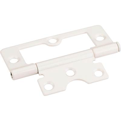 Hardware Resources 3" Swaged Loose Pin Non-Mortise Hinge - 6 Holes in Almond