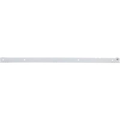 Hardware Resources 22-5/8'' Single Captive V-Notch Drawer Slide - Non-Self-Closing - 3/4 Extension - Drawer Left in White