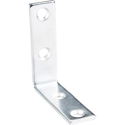 Hardware Resources Corner Brace - 2" x 2" in Zinc