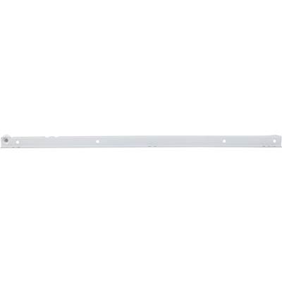 Hardware Resources 22-5/8'' Single Captive V-Notch Drawer Slide - Non-Self-Closing - 3/4 Extension - Drawer Right in White