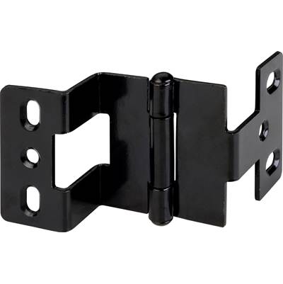 Hardware Resources Heavy Duty 3-Knuckle 270 Degree Hinge - 3/4" x 3/4" in Black