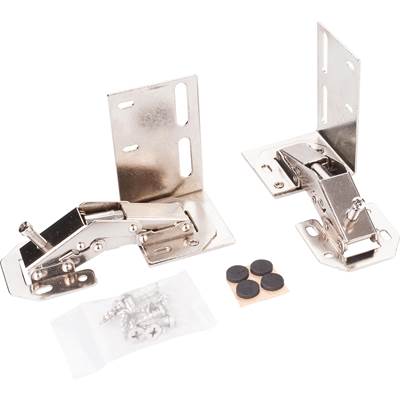 Hardware Resources Tipout Hinges for Tipout Tray System in Chrome