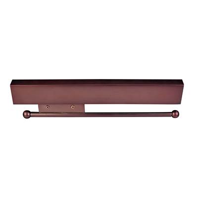 Hardware Resources Valet Rod - 12" - Sliding in Brushed Oil Rubbed Bronze