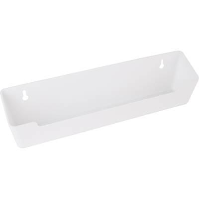 Hardware Resources Plastic Tip-Out Tray for Sink Front - 11-11/16" in White