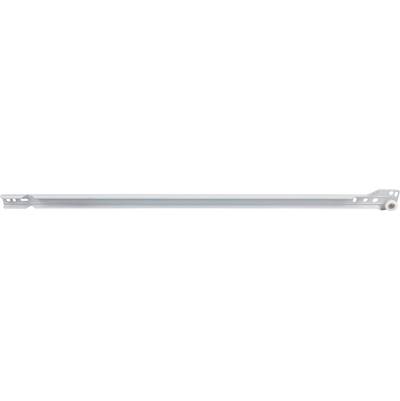 Hardware Resources 22-5/8'' Single Captive V-Notch Drawer Slide - Non-Self-Closing - 3/4 Extension - Cabinet Right in White