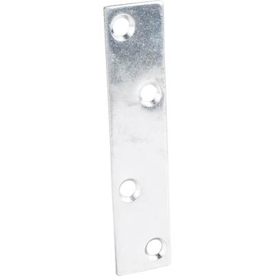 Hardware Resources Mending Plate - 4" x 7/8" in Zinc