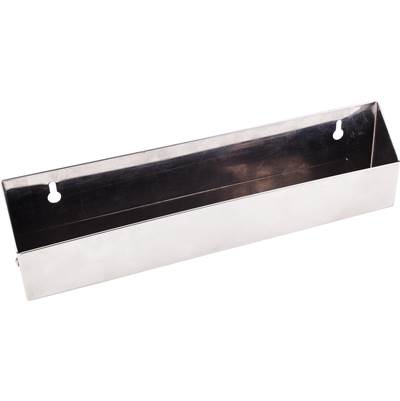 Hardware Resources Slim Depth Tip-Out Tray for Sink Front - 11-11/16" in Stainless Steel