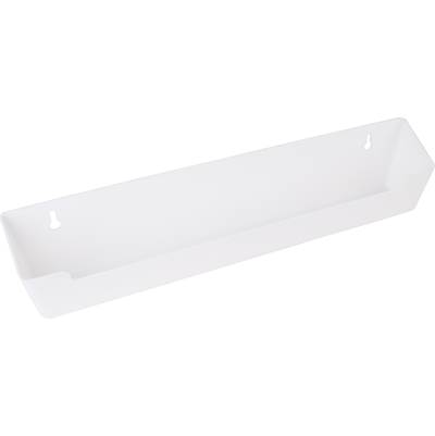 Hardware Resources Plastic Tip-Out Tray for Sink Front - 14-13/16" in White