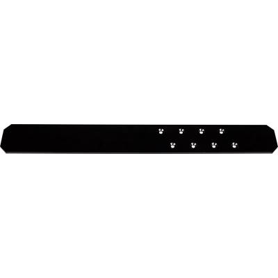 Hardware Resources Countertop Support - 20'' W x 2-1/2'' D x 3/16'' H in Black
