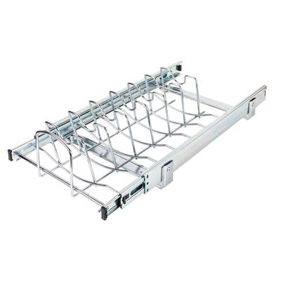 Hardware Resources 11 Min Organizers Wire Cookware Lid Pullout in Chrome
