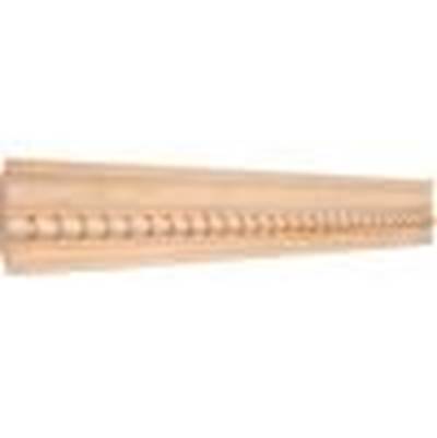 Hardware Resources Dentil Crown Moulding - 1" D x 3-3/4" H - Poplar in Unfinished