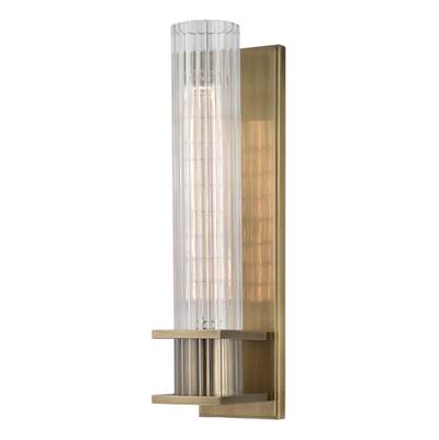 Hudson Valley Lighting Sperry Wall Sconce in Aged Brass