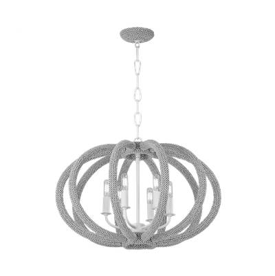 Hudson Valley Lewiston Chandelier in White Plaster