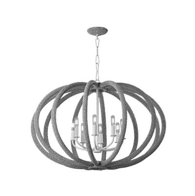 Hudson Valley Lewiston Chandelier in White Plaster