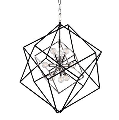 Hudson Valley Roundout Chandelier in Polished Nickel
