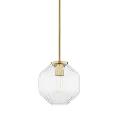 Hudson Valley Lighting Bennett Pendant in Aged Brass