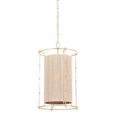 Hudson Valley Lighting Jones Point Lantern in Vintage Gold Leaf
