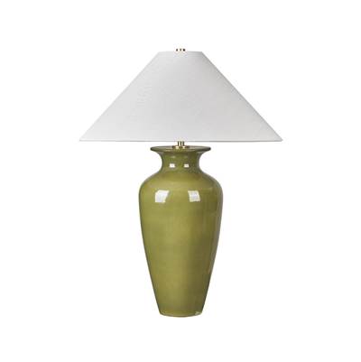 Hudson Valley Lighting Grassy Point Table Lamp - Ceramic in Aged Brass