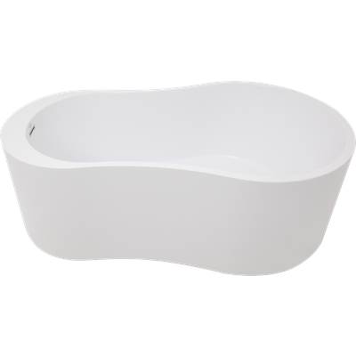 Hydro Systems Anaha Freestanding Soaking Bathtub - 6436 Metro in Almond