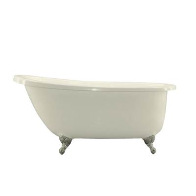 Hydro Systems Annette Freestanding Soaking Bathtub - 6536 Ston with Sloped Deck in Almond