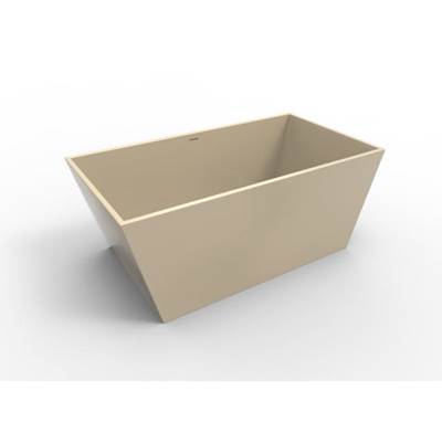 Hydro Systems Bellevue Freestanding Air Bathtub - 6032 Metro Thermal in Almond