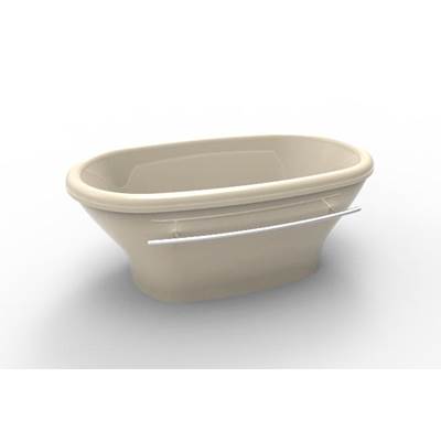 Hydro Systems Chloe 7040 Air Bathtub in Biscuit